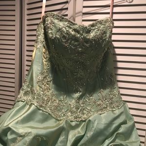 Mint Ball gown dress